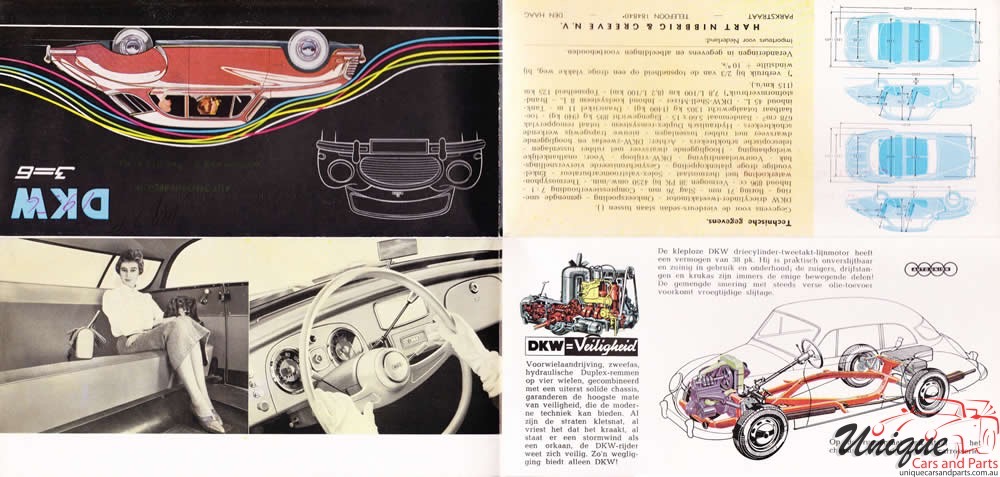 1957 DKW 3-6 Brochure Page 2